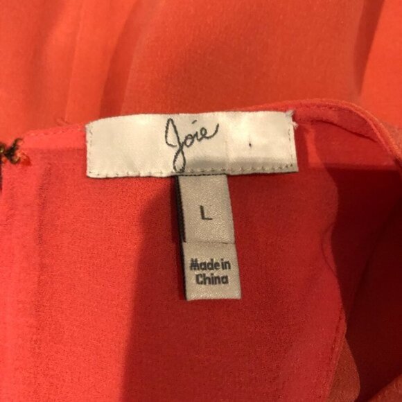 Joie Silk Tank Top Pink Size Large - Picture 3 of 6